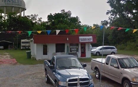 Alice's Barber Shop Logo