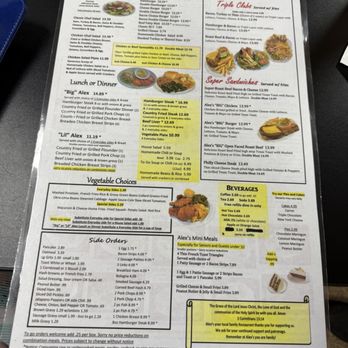 Alex's Restaurant - Menu - New American Near Me - Goose Creek, South Carolina Alex's Restaurant - Menu - New American Near Me - Goose Creek, South Carolina