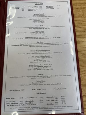 Menu photo 7 Pepe El Toro Restaurante  Lancaster, CA