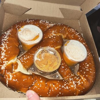 Milwaukee Brat House - Jumbo Bavarian Pretzel - German Near Me - Shorewood, Wisconsin
