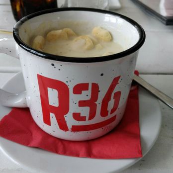 Red 36 - Creamy Clam Chowder - Seafood Near Me - Mystic, Connecticut Red 36 - Creamy Clam Chowder - Seafood Near Me - Mystic, Connecticut