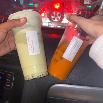 Miu's Tea - Thai Tea Matcha Latte (Reg.) - Bubble Tea Near Me - South Miami, Florida