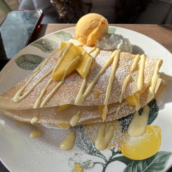 Brown Butter - Mango Crepe - Desserts Near Me - Danville, California Brown Butter - Mango Crepe - Desserts Near Me - Danville, California