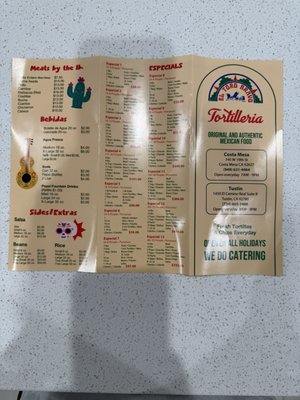 Menu photo 5 El Toro Bravo Tortilleria Costa Mesa, CA Menu photo 5 El Toro Bravo Tortilleria Costa Mesa, CA