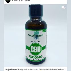 CBD oil made with Locally grown organic hemp