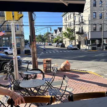 Cortaditos - Union City - View of Park Ave & Fulton from inside. - Sandwiches Near Me - Union City, New Jersey