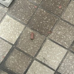 Chevron - A firecracker that was thrown at me when i was using the restroom.