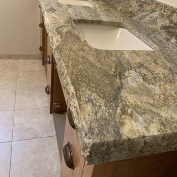 Bay Custom Tile And Stone - Vanity top with chisel edge - Countertop Installation Near Me - Royal Oaks, California Bay Custom Tile And Stone - Vanity top with chisel edge - Countertop Installation Near Me - Royal Oaks, California