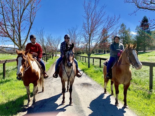 Enjoy Wine Country on Horseback - Sonoma Valley Trail Rides offers a special way to enjoy wine country. Guests are guided through beautiful vineyards on gentle, seasoned horses with an experienced and friendly guide Enjoy Wine Country on Horseback - Sonoma Valley Trail Rides offers a special way to enjoy wine country. Guests are guided through beautiful vineyards on gentle, seasoned horses with an experienced and friendly guide