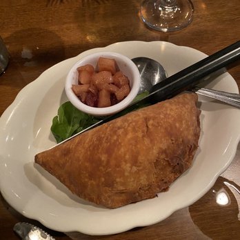 Drew's Bayshore Bistro - Sweet potato & andouille empanada. - New American Near Me - Keyport, New Jersey
