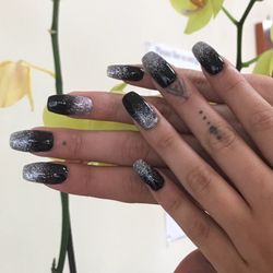 Nexgen Nails & Spa - NexGen Nails Ombré Dipping Powder Black & Silver !!!