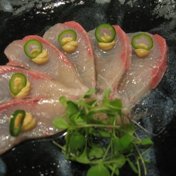 Asanebo - kanpachi sashimi with miso and pepper - Sushi Bars Near Me - Studio City, California Asanebo - kanpachi sashimi with miso and pepper - Sushi Bars Near Me - Studio City, California