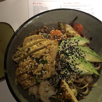 Pure Kitchen - Summit stir fry with tempeh and avocado - New American Near Me - Frisco, Colorado
