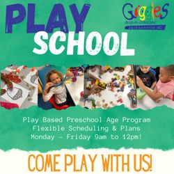 Giggles Drop-In Childcare - Play School starts again in just a few weeks! Are you looking for a play based preschool option? Come join us!