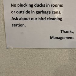 Wild Goose Lodge - Sign says it all.