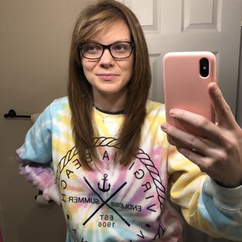 Krista Gray Hairstyling - Layered cut can be seen after straightening - Hair Stylists Near Me - Norfolk, Virginia Krista Gray Hairstyling - Layered cut can be seen after straightening - Hair Stylists Near Me - Norfolk, Virginia