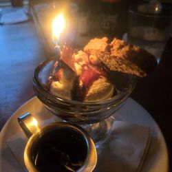 Mabella - This was amazing as well as the steak. Recommend to pour the coffee over the ice-cream.
