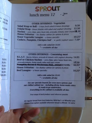 Menu photo 5 Sprout Eden Eden, NSW Menu photo 5 Sprout Eden Eden, NSW