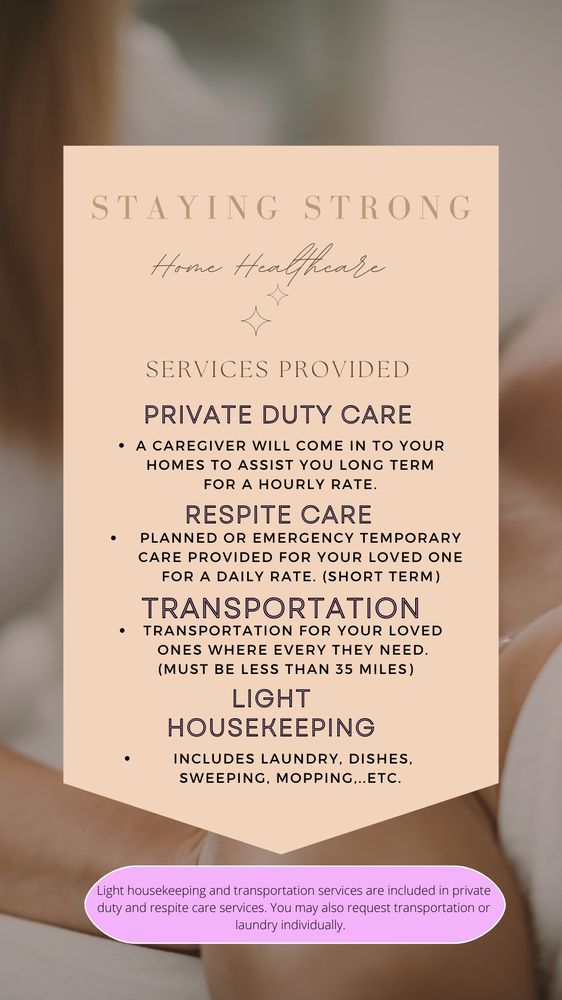 Staying Strong Home Health - home care agency in Nashville, TN