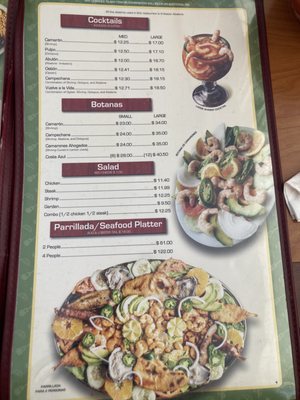 Menu photo 8 Tropical Mexico Pomona, CA