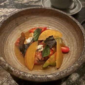 Crown Shy - Tomato Peach and Anchovy - New American Near Me - New York, New York