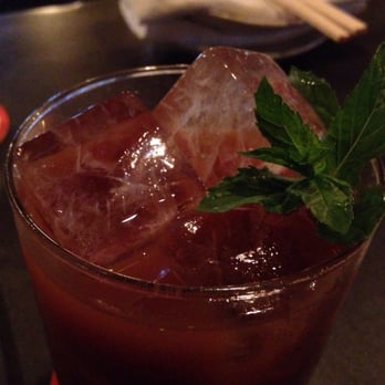 Two Ten Jack - Everything about this cocktail was awesome, including the garnish and beautiful ice cubes - Cocktail Bars Near Me - Nashville, Tennessee
