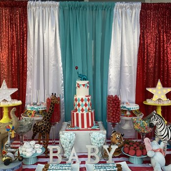 Vision into Reality Events - Candy buffet for our circus/carnival themed shower! - Party & Event Planning Near Me