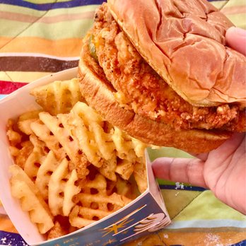 PDQ Chicken - Large Fries & Honey Butter Crispy Chicken Sandwich - Chicken Shop Near Me - Clearwater, Florida