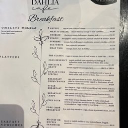 Breakfast Menu Breakfast Menu