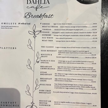 Dahlia Cafe - Breakfast Menu - Breakfast & Brunch Near Me - Union, Missouri Dahlia Cafe - Breakfast Menu - Breakfast & Brunch Near Me - Union, Missouri