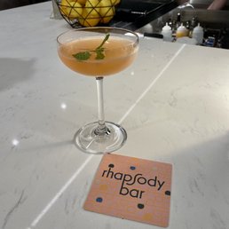 Rhapsody Bar cocktail Rhapsody Bar cocktail