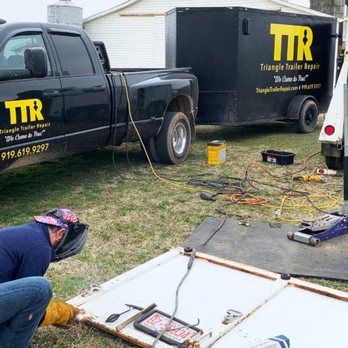 Triangle Trailer Repair - At Work - Trailer Repair Near Me Triangle Trailer Repair - At Work - Trailer Repair Near Me