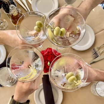 Peppercorn Grille - Their excellent martinis - Seafood Near Me - Big Bear Lake, California