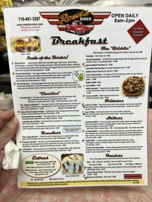 Menu photo 5 Rosie's Diner Monument, CO