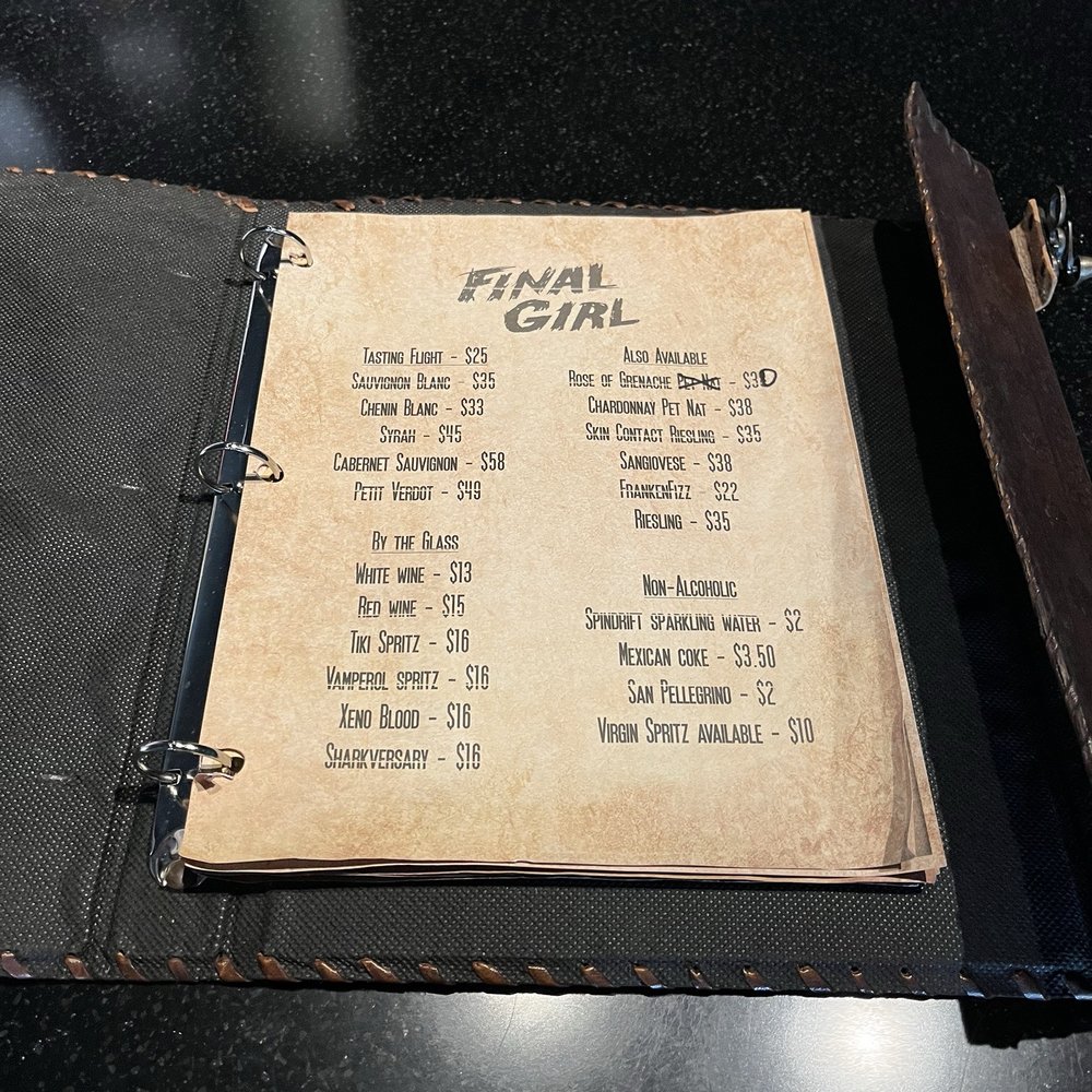 Final Girl Wines - Wine selections - Wine Tasting Room Near Me - Solvang, California Final Girl Wines - Wine selections - Wine Tasting Room Near Me - Solvang, California