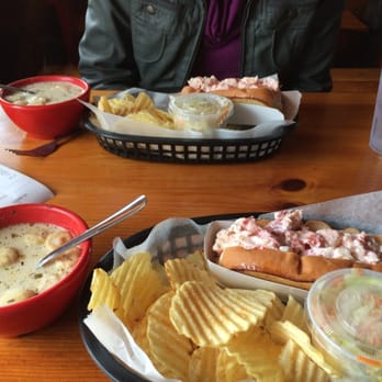 The Lobster Shack - Lobster rolls with the chowder - Seafood Near Me - Ogunquit, Maine
