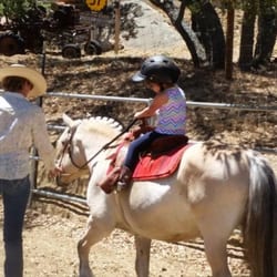 The kids all took turns riding Annie