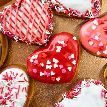Shipley Do-Nuts - a variety of heart shaped donuts - Desserts Near Me - Houston, Texas Shipley Do-Nuts - a variety of heart shaped donuts - Desserts Near Me - Houston, Texas