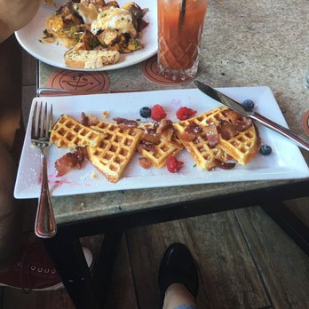 Saint & Second - Sad waffles - New American Near Me - Long Beach, California