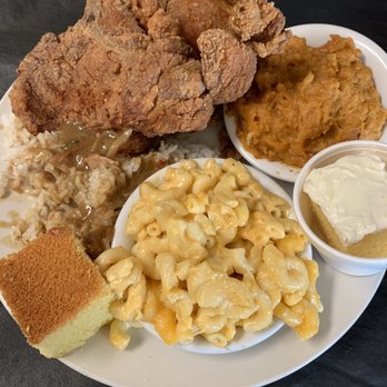 Nana J's Soulful Kitchen - Fried pork chops,rice and gravy, Mac and Chee, sweet potato casserole, cornbread and homemade cake - Soul Food Near Me - Ocean Springs, Mississippi Nana J's Soulful Kitchen - Fried pork chops,rice and gravy, Mac and Chee, sweet potato casserole, cornbread and homemade cake - Soul Food Near Me - Ocean Springs, Mississippi