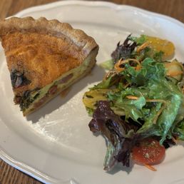 Quiche with Salad Quiche with Salad