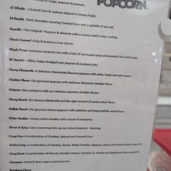 Flavors offered