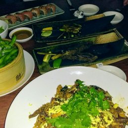 Hong Kong Noodles; sushi; skewers
