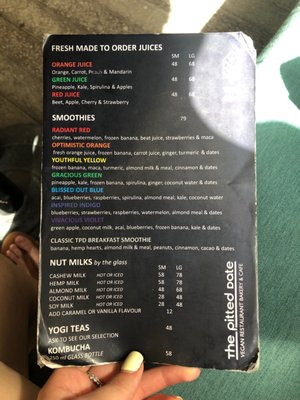 Menu photo 6 The Pitted Date Playa del Carmen, ROO Menu photo 6 The Pitted Date Playa del Carmen, ROO