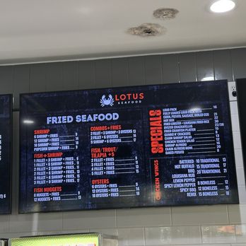 Lotus Seafood - Menu - Seafood Near Me - Stafford, Texas