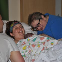 Birthing Babies - A Celebration of Life - Image courtesy of Christina Kolding. This picture was taken just moments after our son was delivered.