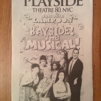 Bayside The Musical - Bayside The Musical Program - Performing Arts Near Me - New York, New York Bayside The Musical - Bayside The Musical Program - Performing Arts Near Me - New York, New York