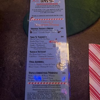 The Capital Room - Holiday drink menu - Cocktail Bars Near Me - Sanford, Florida