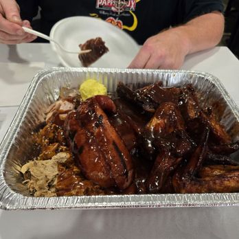 Rib Shack Smoke House - 4 person sampler - Barbeque Near Me - Omaha, Nebraska
