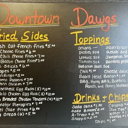 Downtown Dawgs - Current and updated menu and prices!